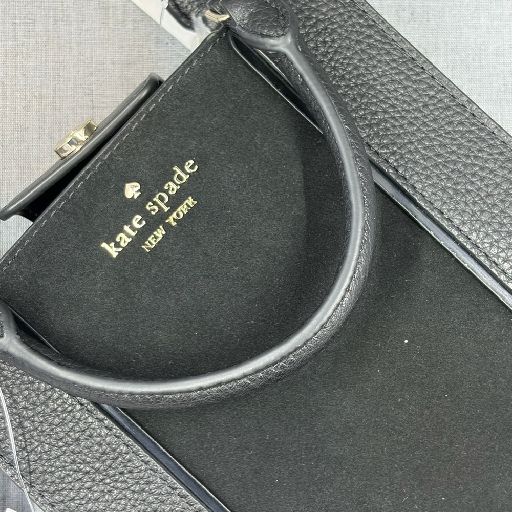 Kate Spade Black Textured Handbag